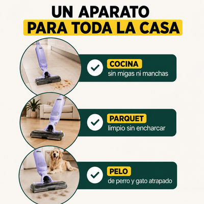 Shark VacMop 2 en 1 – Aspira y friega tu suelo en una sola pasada