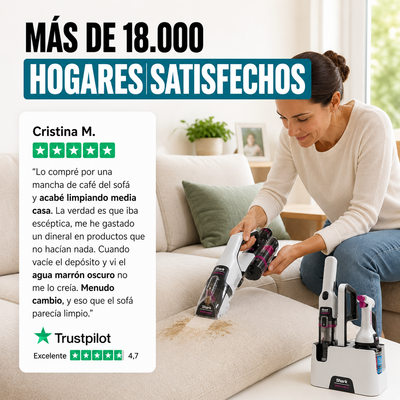 Shark StainForce – Elimina las manchas que ya dabas por perdidas
