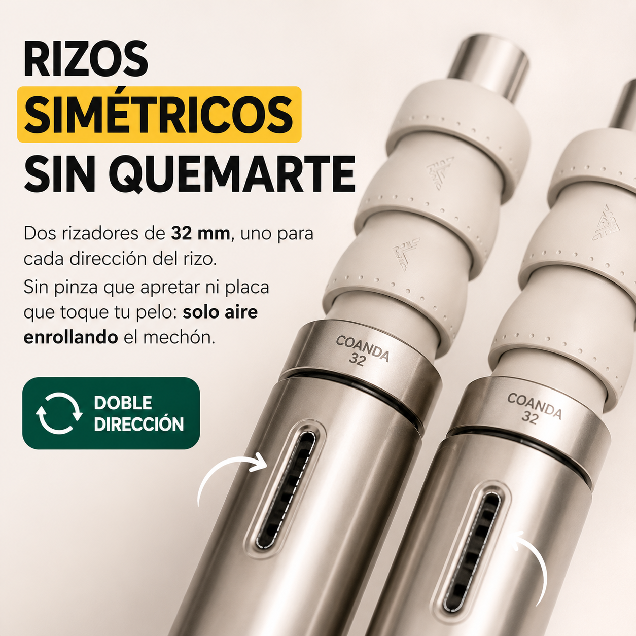 Rizos que se hacen solos. Sin pinza, sin placa, sin quemarte los dedos.