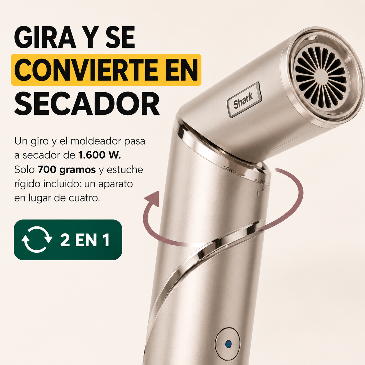 Un solo aparato. Tira los otros tres.